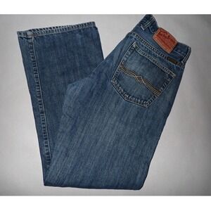 Lucky Brand Mens Piper Straight Leg Jeans Blue Denim Size 32